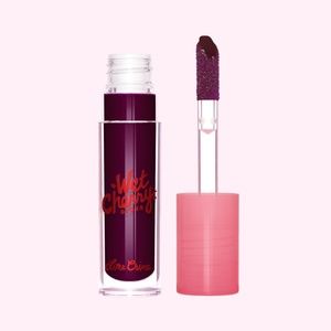 Lime Crime wet cherry gloss in Black Cherry